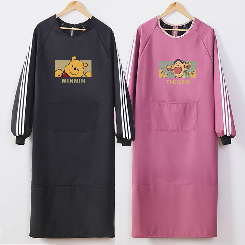 冬季加长加大长袖围裙加绒加厚家用厨房防水防油罩衣女网红工作服,家庭/个人清洁工具,围裙,淘宝优惠券,粉丝福利购,淘宝优惠卷