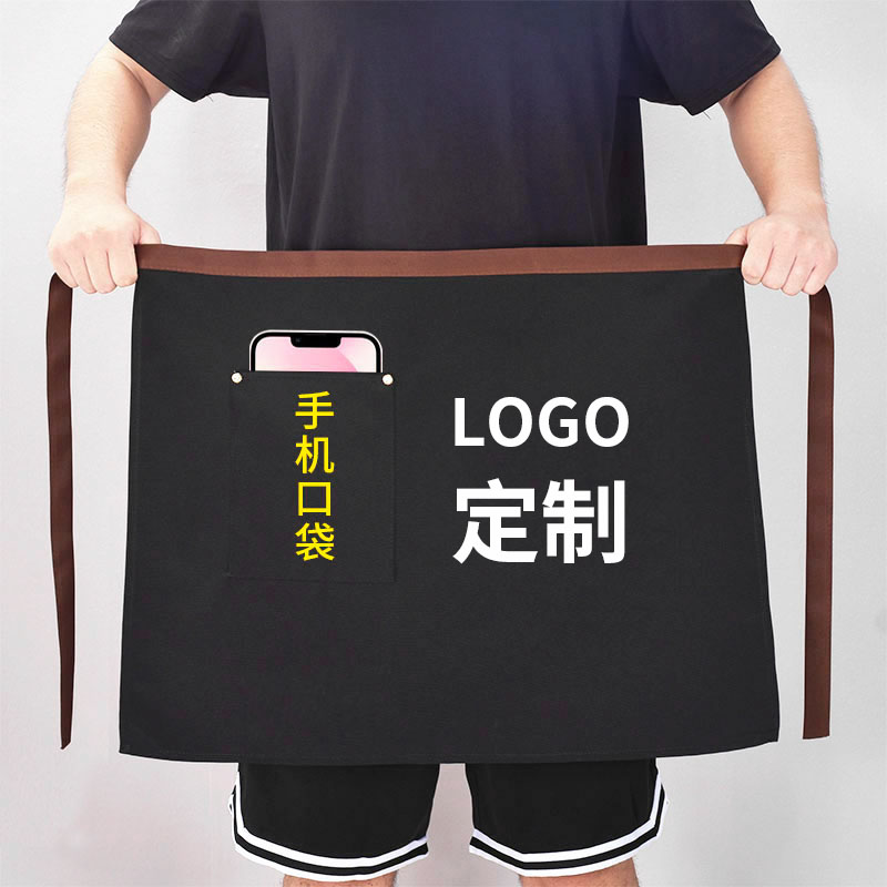 帆布韩版防油污餐饮工作服