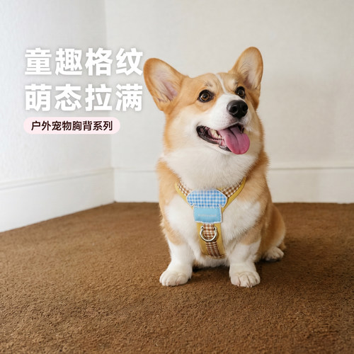 Tuffhound它愿狗狗胸背小狗胸背带小型犬宠物牵引绳防爆冲耐用