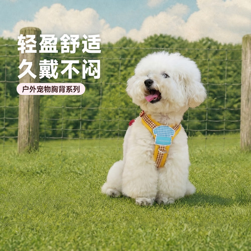 Tuffhound它愿狗狗胸背小狗胸背带小型犬宠物牵引绳防爆冲耐用
