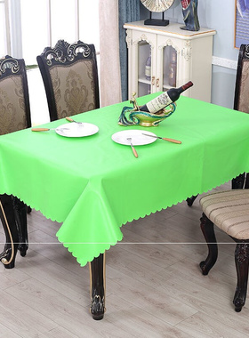 PU leather tablecloth waterproof and oilproof and heatproo