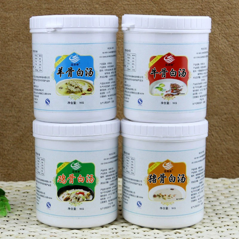 蕊奇香鸡骨白汤1Kg大骨白汤猪肉高汤牛肉汤浓缩羊骨汤鲜香膏包邮