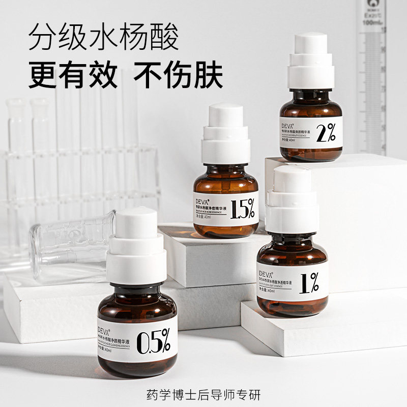 刷酸水杨酸精华原液祛痘淡化痘印去闭口粉刺黑头控油收缩毛孔