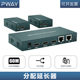 HDMIPOE延长器转网线传输60米 200米POE交换机供电一对多组网rj45转hdmi网络延传输器信号放大器视频转换器