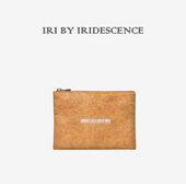 IRI女包小众原创简约便携化妆袋大容量防水化妆包女士拉链手拿包