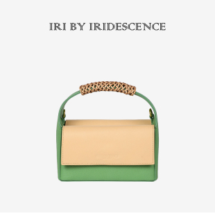 IRIDESCENCE双子包Gemini设计师原创头层牛皮双面手提单肩斜挎包