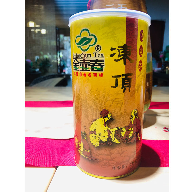 金壶春茗茶台湾冻顶乌龙茶250克罐装清香高山茶叶