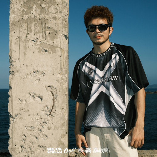 SHOCKSCREAM | XMEN速干短袖 复古欧码BBOY嘻哈街舞冰丝旋转短袖