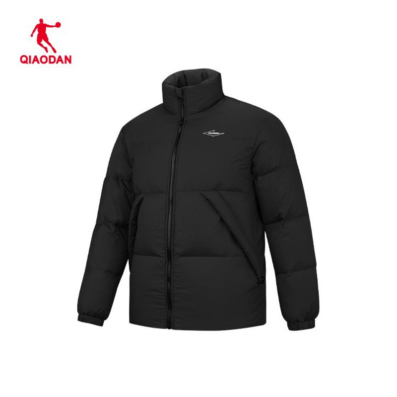 乔丹羽绒服男2025冬季新款防风保暖立领运动休闲外套QDEGM3261011