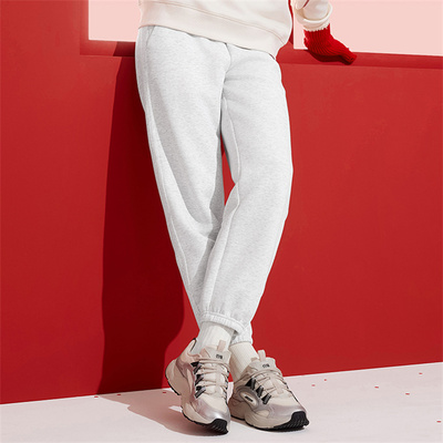 乔丹女裤2025年秋季新款针织收口运动长裤保暖百搭QDLKL2251707