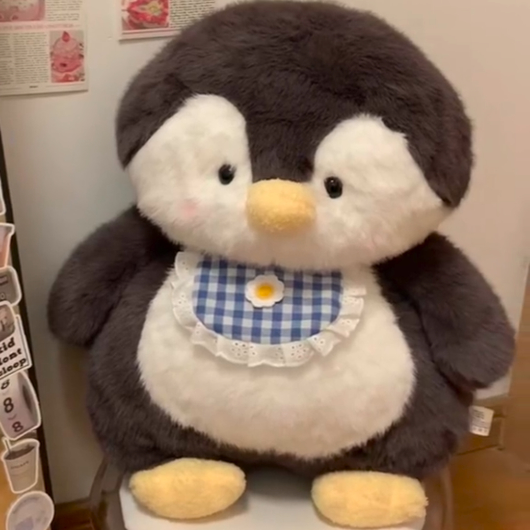 肚兜企鹅宝宝玩偶毛绒玩具布娃娃儿童睡觉抱枕公仔送男女生日礼物