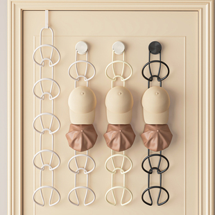 帽子收纳吸盘挂钩免打孔门后帽子架悬挂钩子放帽子神器包包围巾架