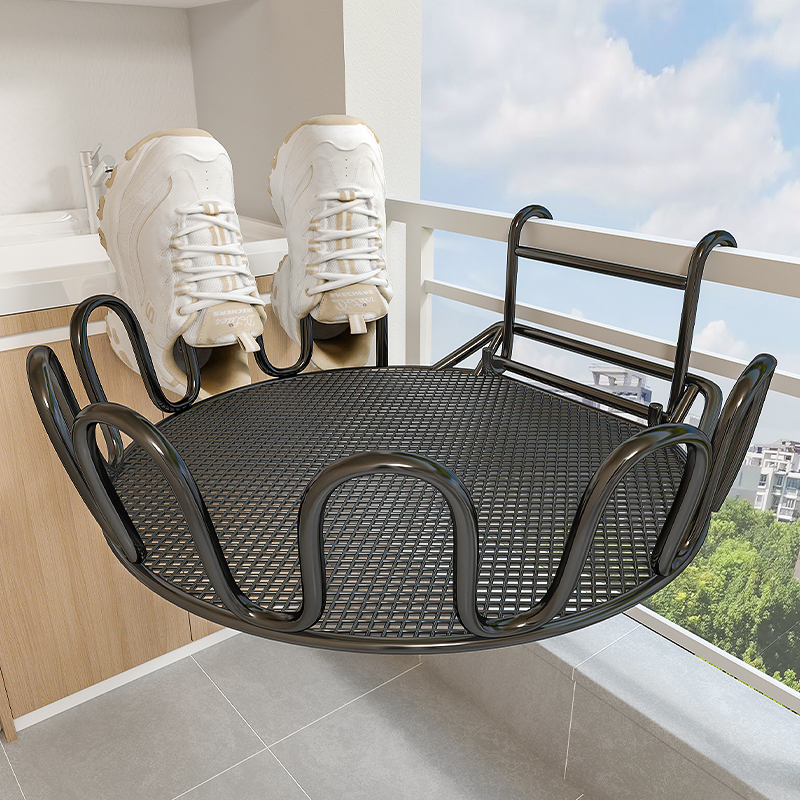 索白阳台晾衣架晒鞋神器