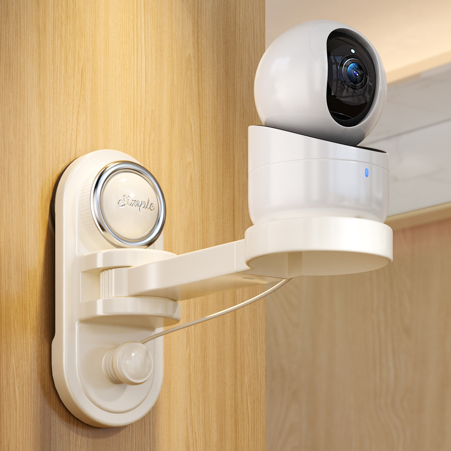 监控支架免打孔吸盘式防水可伸缩托盘万向旋转摄像头墙角通用底座,收纳整理,整理架/置物架/收纳架,淘宝优惠券,粉丝福利购,淘宝优惠卷