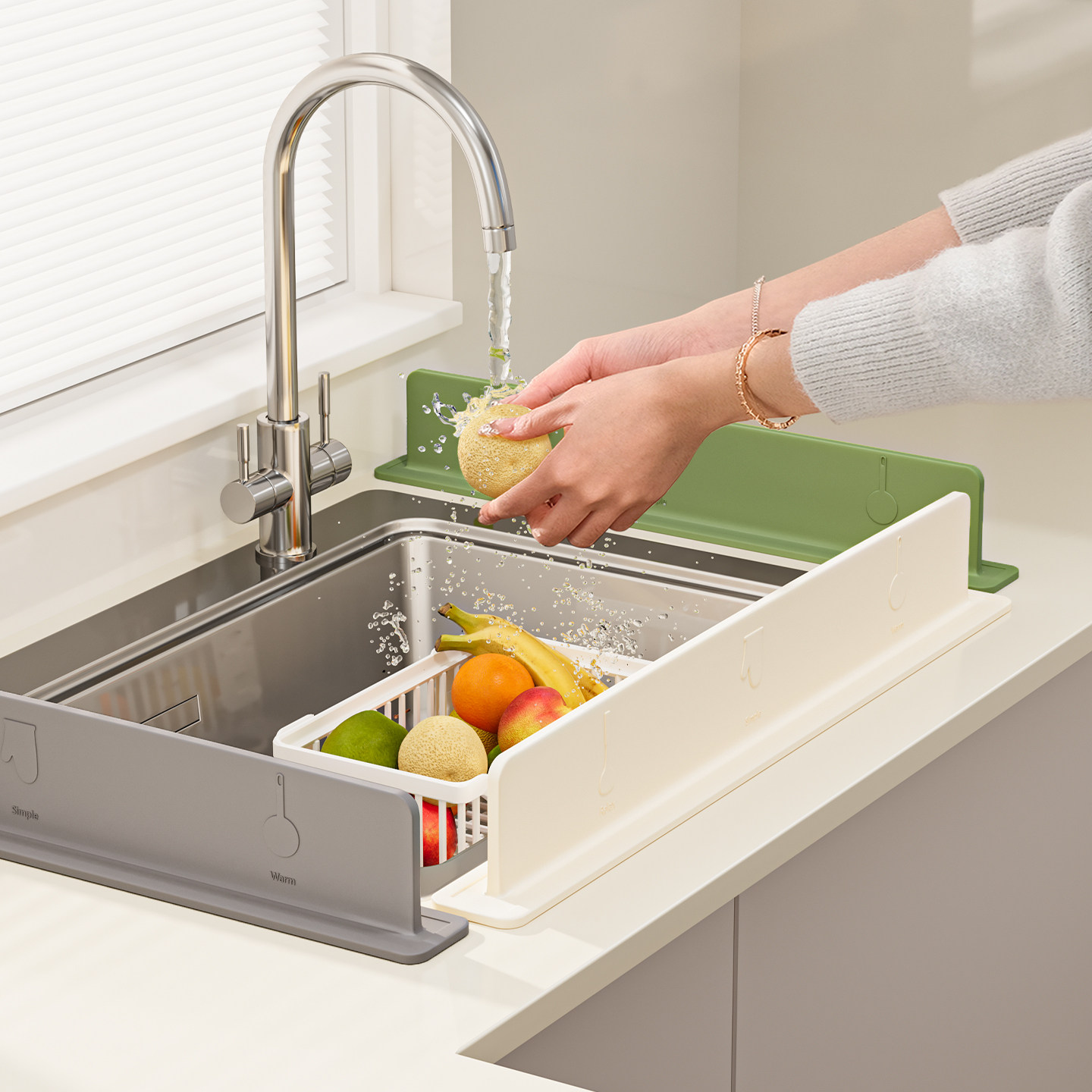 厨房水槽挡水板水龙头防溅挡水条洗碗洗菜盆台面加长隔板防水神器,家装主材,沥水板,淘宝优惠券,粉丝福利购,淘宝优惠卷