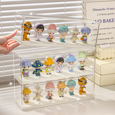 透明盲盒展示架亚克力收纳架