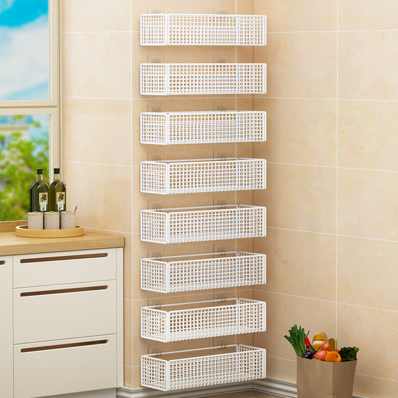 厨房门后置物架整体橱柜墙上壁挂式多层调味品调料收纳层架子免打,厨房/烹饪用具,厨房置物架/置物柜/角架,淘宝优惠券,粉丝福利购,淘宝优惠卷
