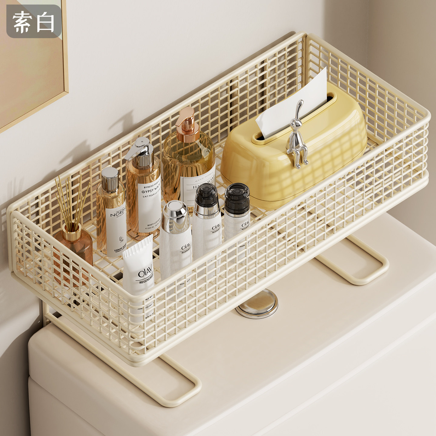 马桶置物架上方卫生间浴室储物架子洗手间卫浴用品多功能收纳神器