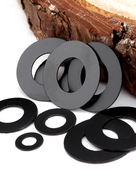石墨尼龙垫片绝缘耐磨平垫圆形硬塑料超薄自润滑垫圈M2M3M4M5M6M8