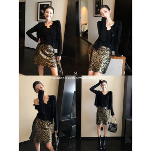 女两件套吊带背心长袖 质木耳边针织开衫 上衣 现货7.5折 辰米范