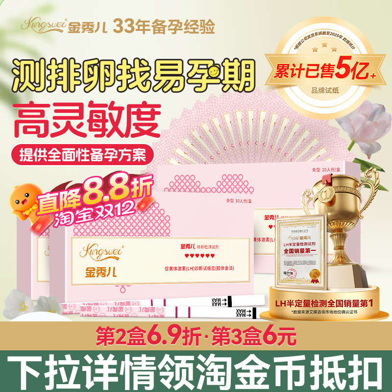 【精准高灵敏】金秀儿排卵试纸