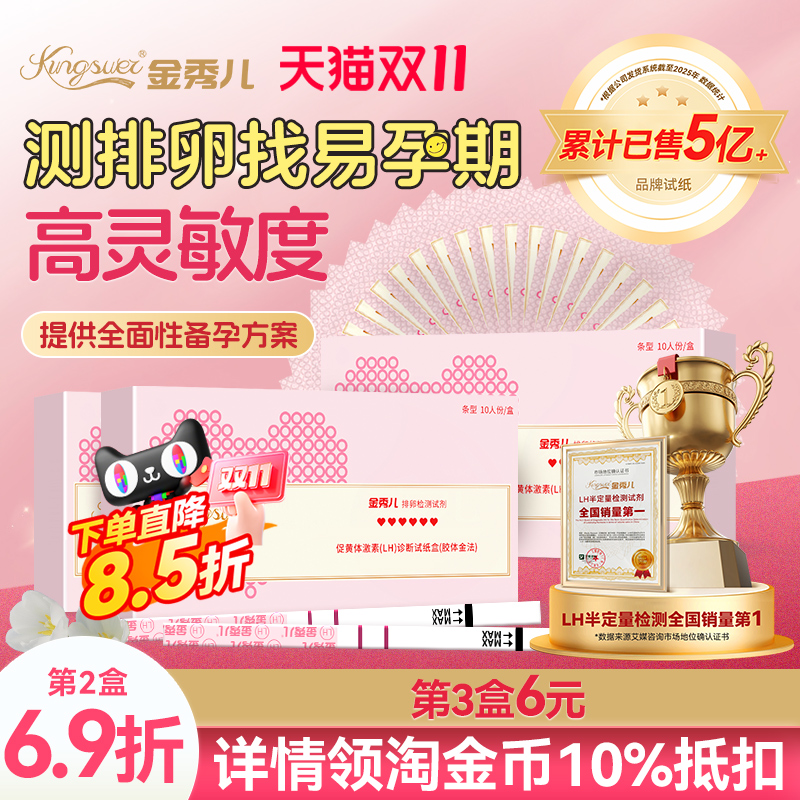 【精准高灵敏】金秀儿排卵试纸
