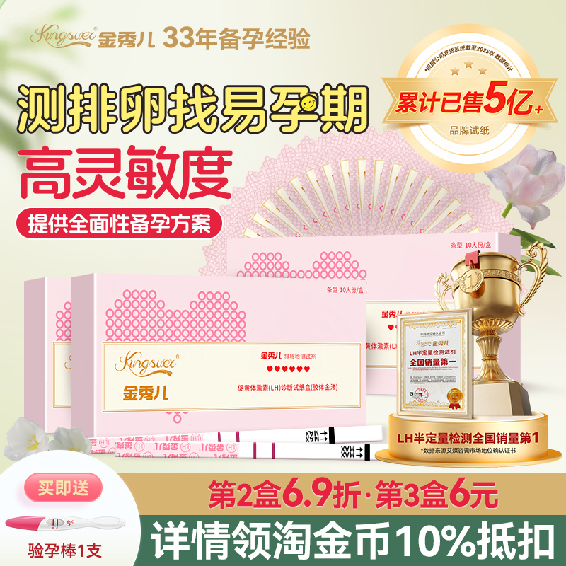 【精准高灵敏】金秀儿排卵试纸