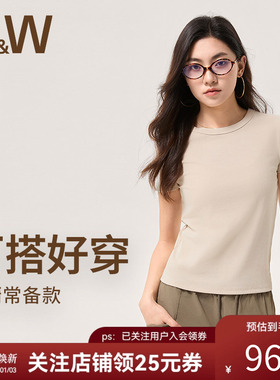 SW速惟运动短袖纯棉白色T恤女夏正肩修身显瘦百搭欧若风纯色上衣