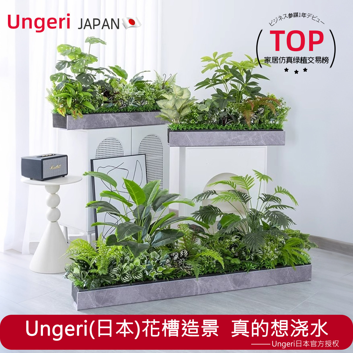 仿真绿植造景组合摆设热带图片