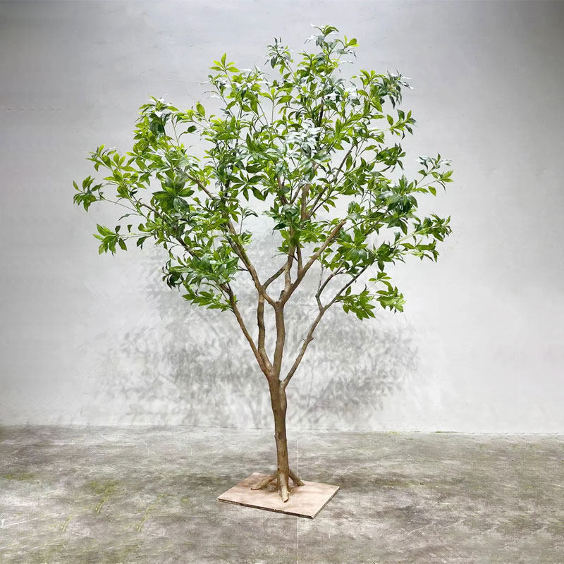 仿真植物马醉木室内景观大型绿植造景组合室内外摆件橱窗装饰树