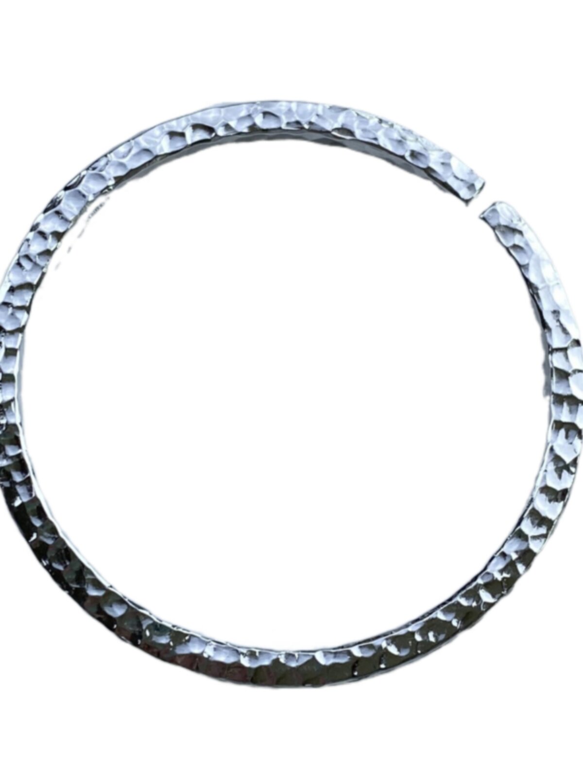 9999 HAND-HAMMERED ANCIENT SILVER BRACELET MENS AND WOMENS COUPLE BRACELET OPENING NICHE ORIGINAL DESIGN  CUSTOM