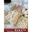 家居裤 女秋冬加绒加厚保暖长裤 可爱卡通条纹睡裤 馨帮帮Homedress