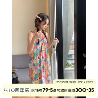 馨帮帮Homedress 夏季清爽无袖吊带睡裙女学生睡衣舒适外穿家居服