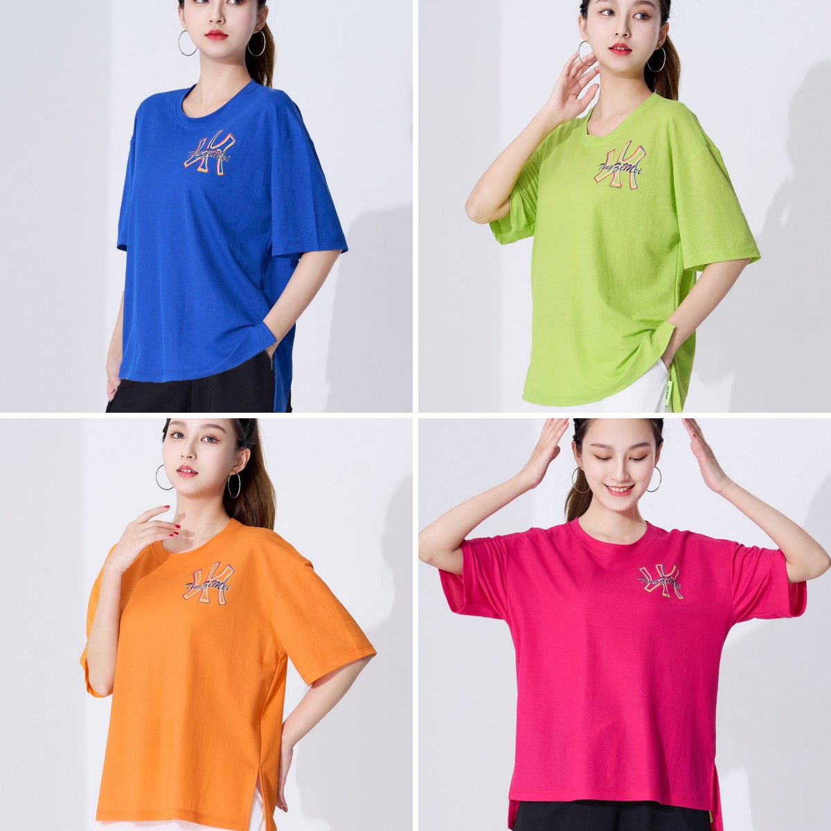 广场舞曳步舞上衣运动健身T恤女