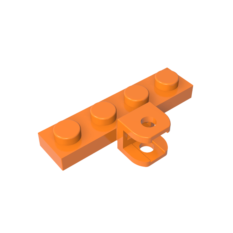 正版高砖积木零件GDS-1121配件1x4异形板带卡口兼容98263MOC拼插