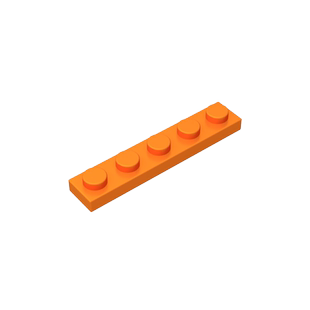 正版高砖积木零件GDS-90026配件1x5 基础板兼容小颗粒MOC拼插散件