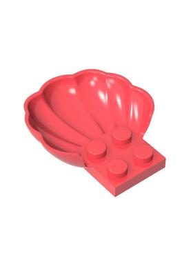 正版高砖积木零件GDS-2092配件大贝壳兼容18970小颗粒MOC拼插散件