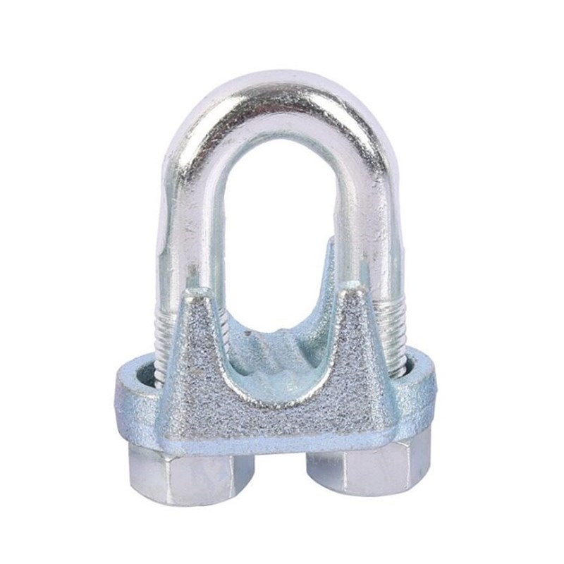 镀锌钢丝绳夹头夹头U型夹绳扣卡扣扎头锁扣紧绳器M4M5M6M8M10M32