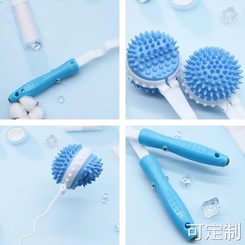 厂家直供刺头敲打捶 按摩拍打棒双面刺头手动按摩锤穴位敲背锤