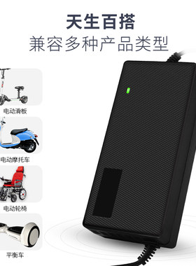 金时捷锂电池电动车自行车充电器24V36V48V10AH42V2A54.6V3A通用