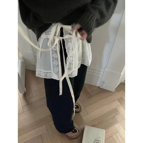 库芦东大门蕾丝花边短裙