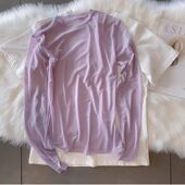 洋气百搭垂感弹力打底衫 新款 上衣 T恤女2022春装 欧货圆领长袖