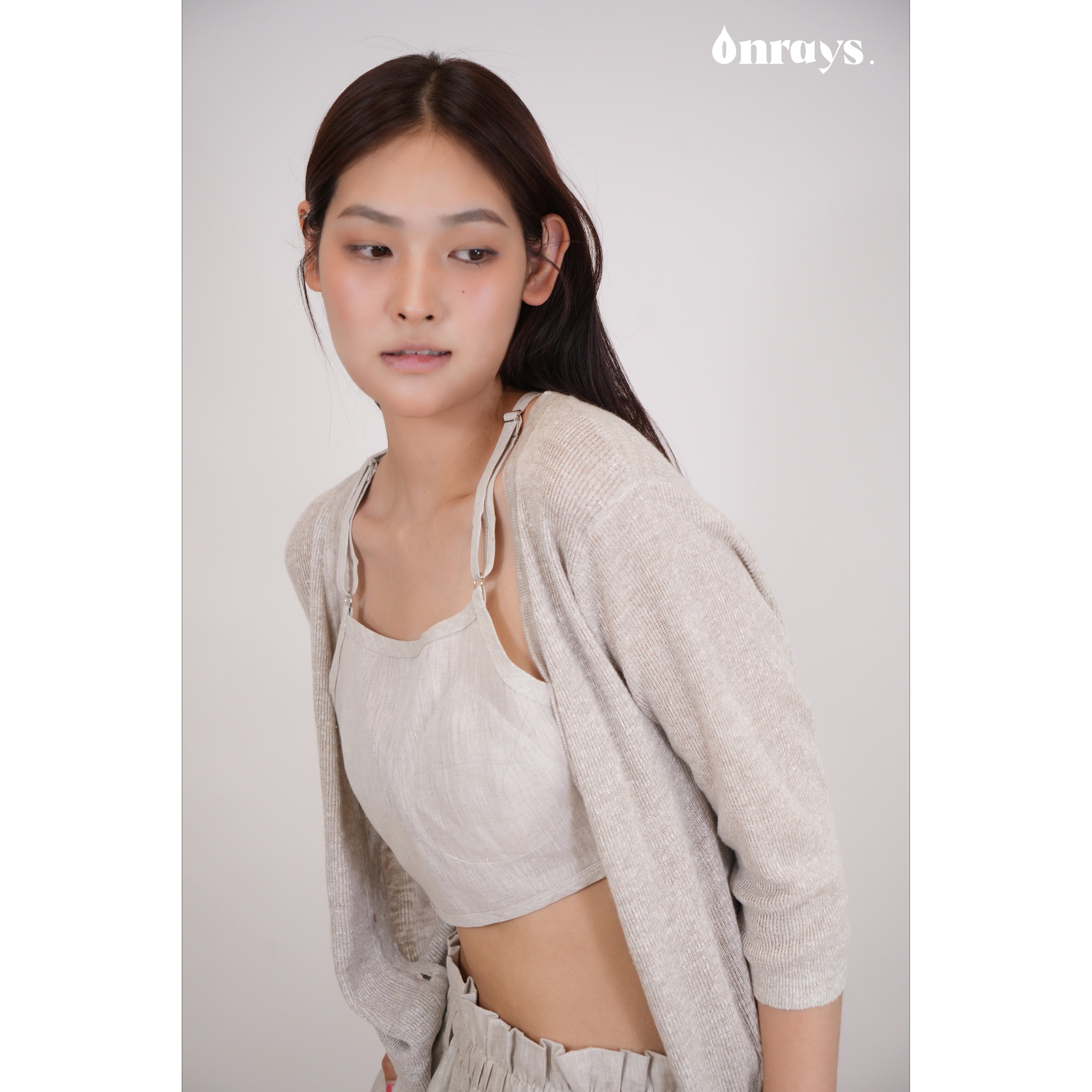 onrays|完全无束缚仅遮点汉麻胸垫透气吸汗抗菌肚兜式汉麻内衣