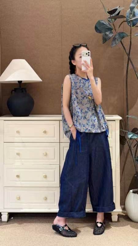 复古民族风镂空网布衫女士软底绣花衫透气网面衫