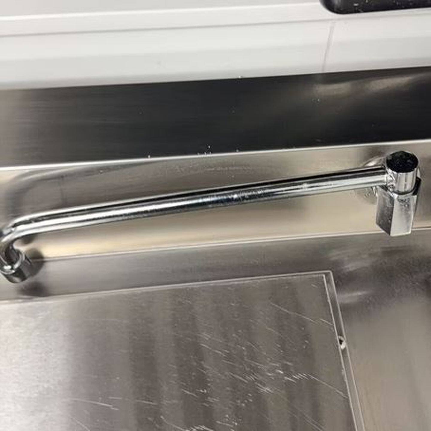 灶台水龙头可旋转摇臂厨房龙头厨师摇摆半自动饭店灶台具摇摆龙头