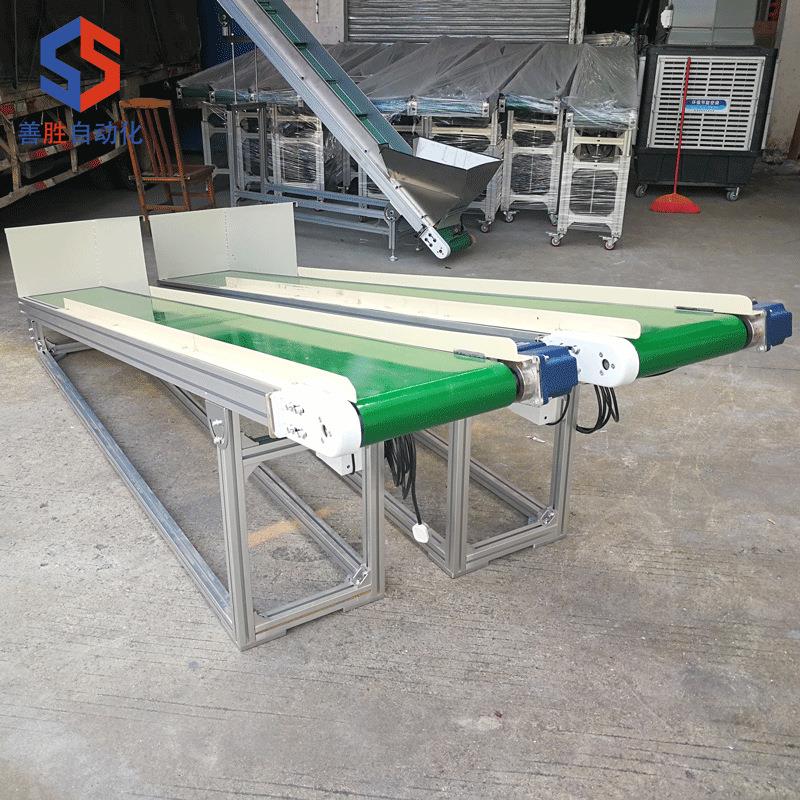 厂家供应脚轮注塑机配套输送机出料机不锈钢食品级皮带输送机传送