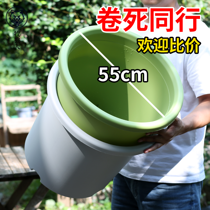 树脂简约升级款大口径花盆