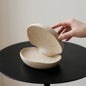 简约创意陶瓷西餐盘高级感家用菜盘水果沙拉盘子