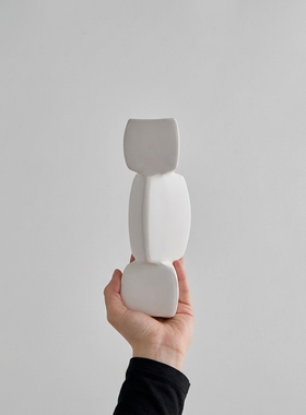 简约奶油风白色DIY材料包摆件