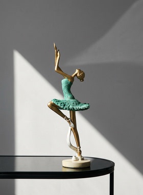 欧式树脂芭蕾舞者摆件客厅书房